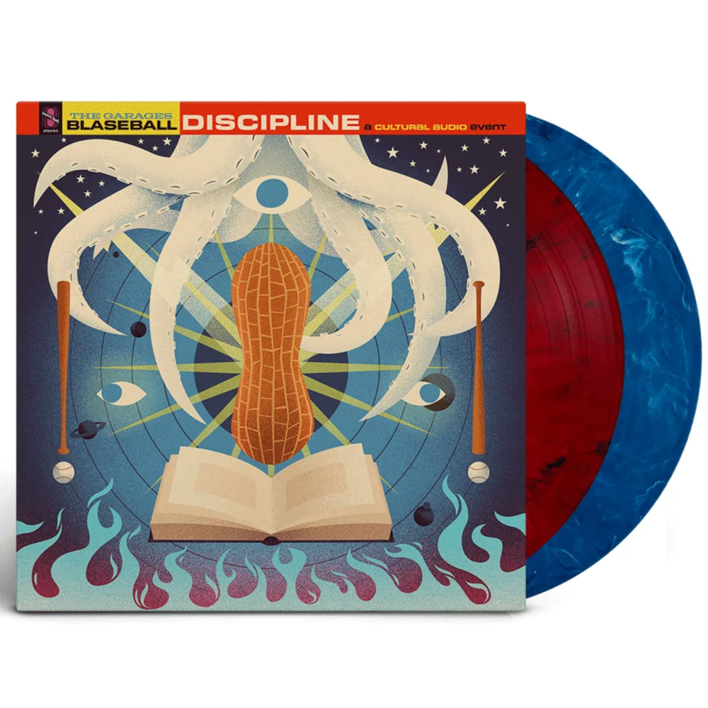 iam8bit - Blaseball: Discipline 2xLP (rot und blau marmoriert) Bild 1