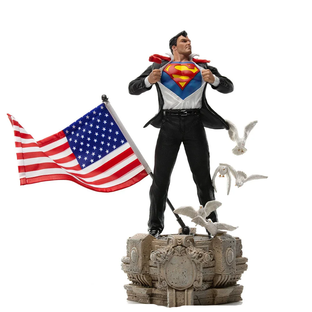 Iron Studios DC Comics Deluxe Art Figur im Maßstab 1:10 Clark Kent 29 cm Bild 1