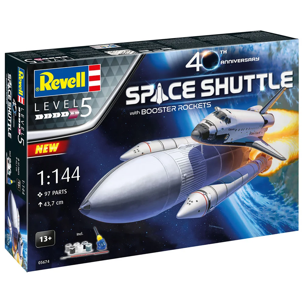 Revell Nasa Space Shuttle & Boosters 40th Anniversary Gift Set 1:144 Scale Bild 1