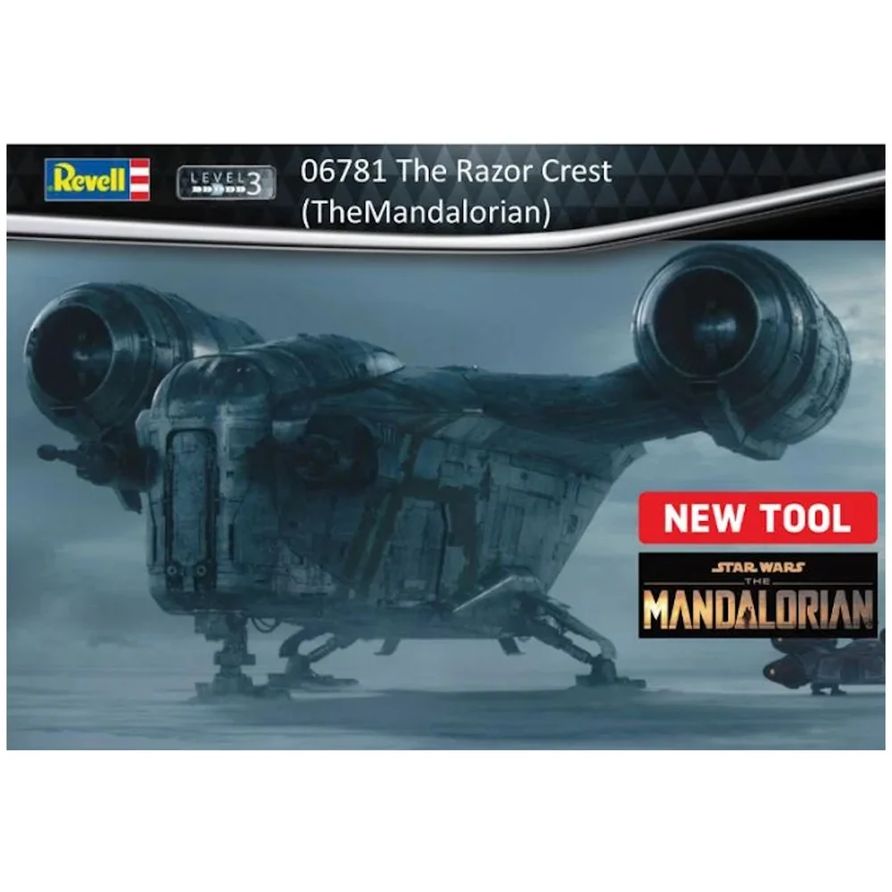 Revell Star Wars The Razor Crest (The Mandalorian) Plastic Buildable Model 1:72 Scale Bild 1
