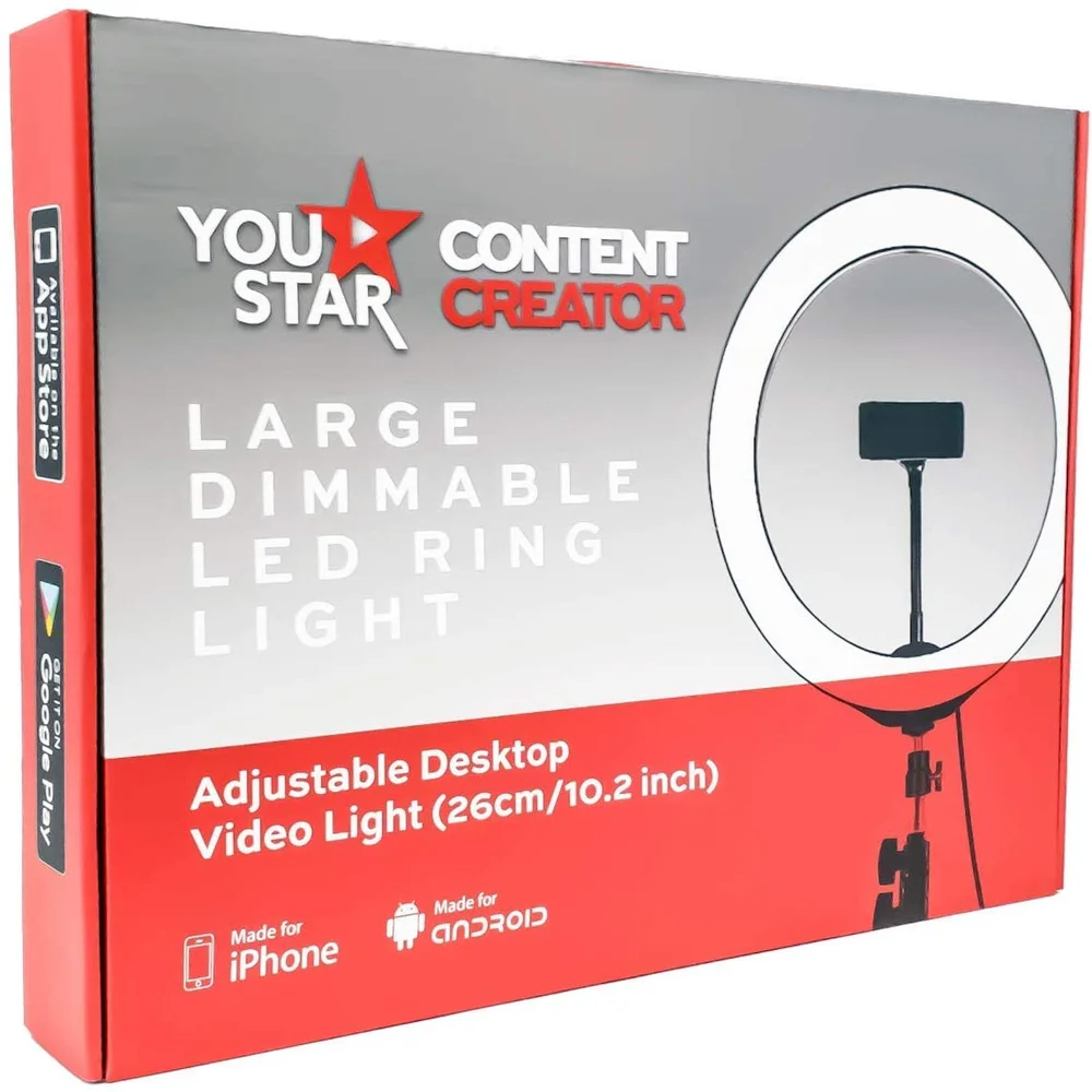 LED Ring Light 26cm with 1.1m Tripod Bild 1