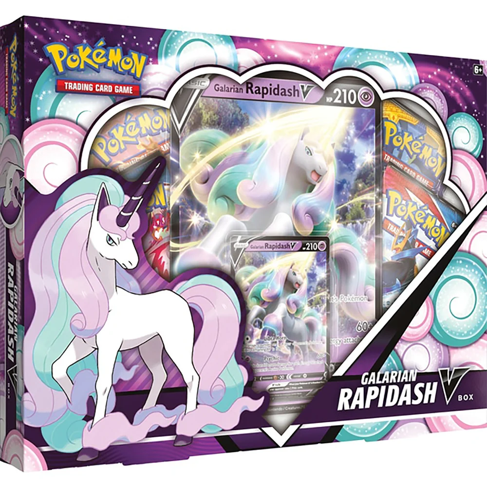 Pokémon TCG: Galarian Rapidash V Box Bild 1