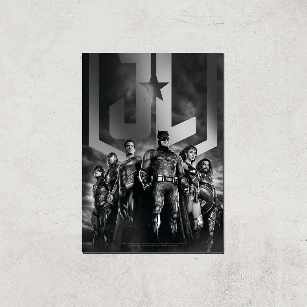 Justice League Team Poster Giclee Art Print - A4 - Print Only Bild 1