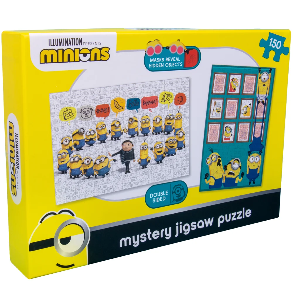 Minions Double Sided Mystery Jigsaw Puzzle 100pcs Bild 1