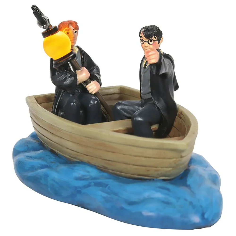 Harry Potter Village By D56 Harry And Ron In A Boat Bild 1