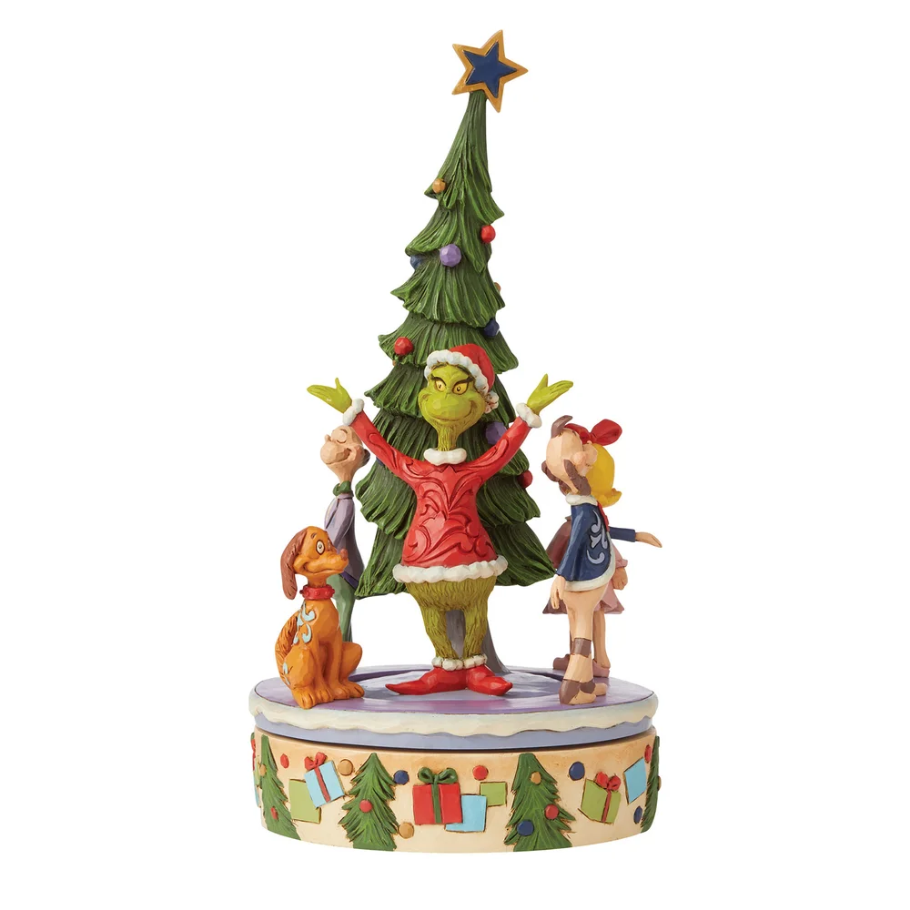 The Grinch By Jim Shore Grinch Rotator Figurine Bild 1