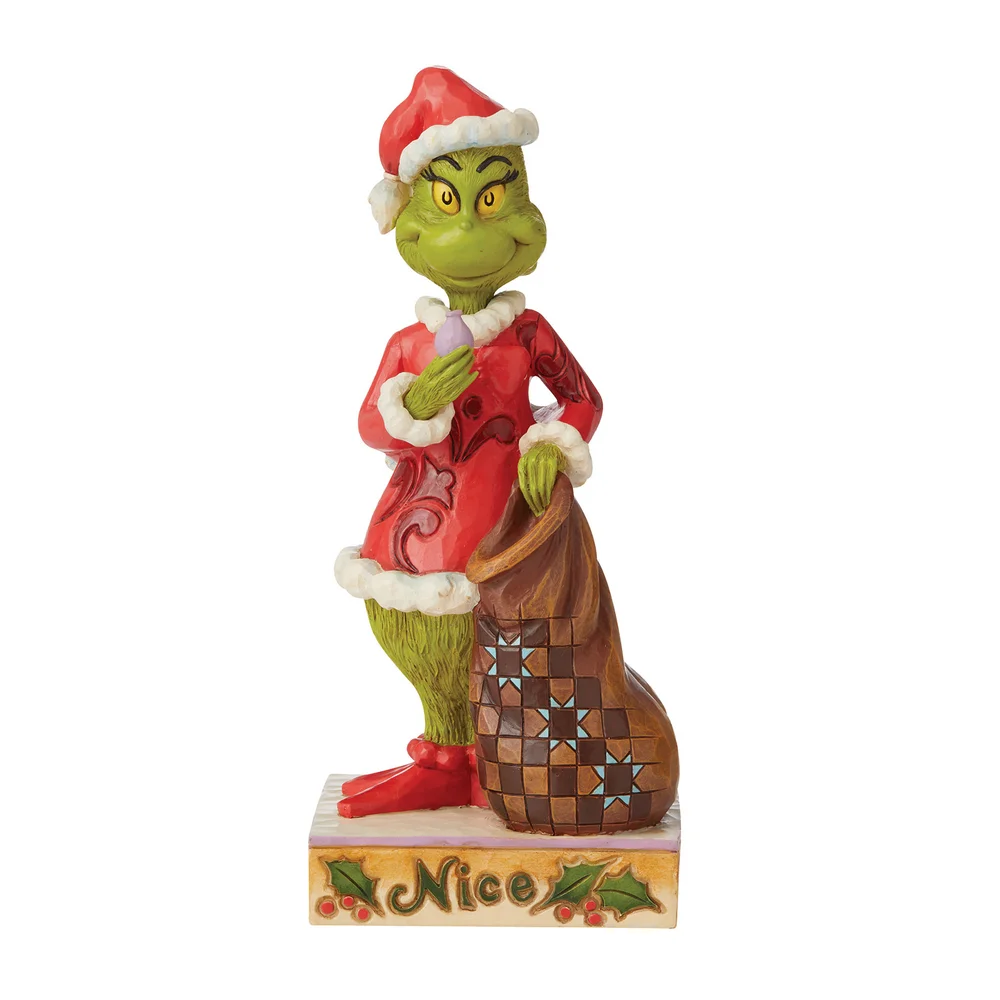 The Grinch By Jim Shore Naughty Nice Grinch Figurine Bild 1