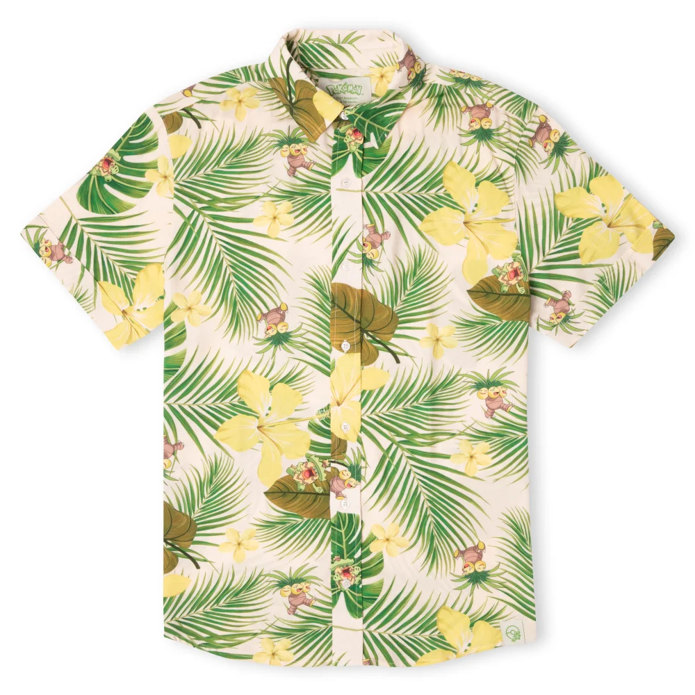 Pokémon Exeggutor Tropical Print Shirt - Cream - S Bild 1