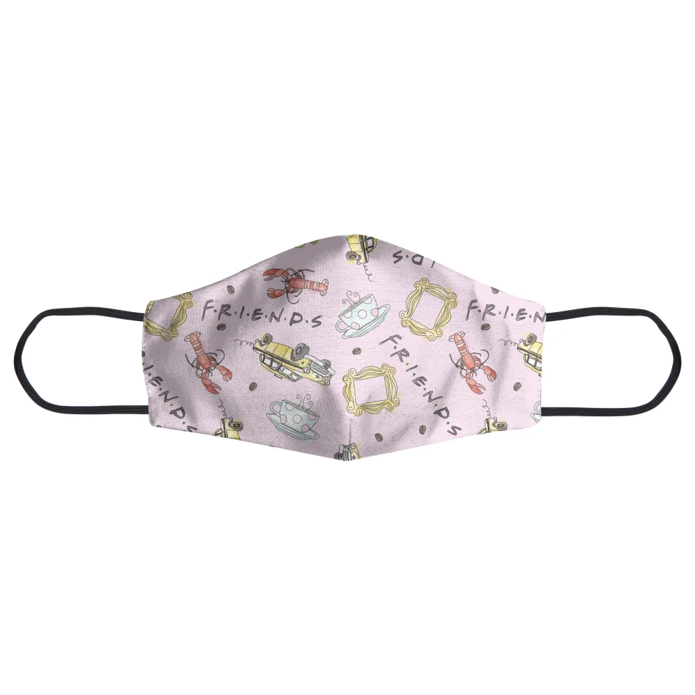 Friends Could I Be Anymore Masked Up Face Mask - S Bild 1