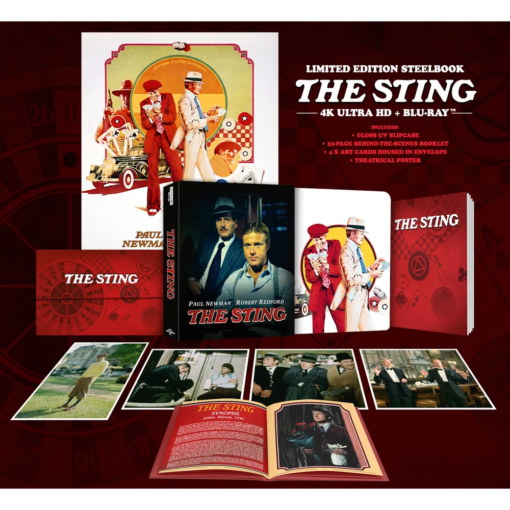 The Sting - Zavvi Exclusive 4K Ultra HD Steelbook (inkl. Blu-ray) Bild 1