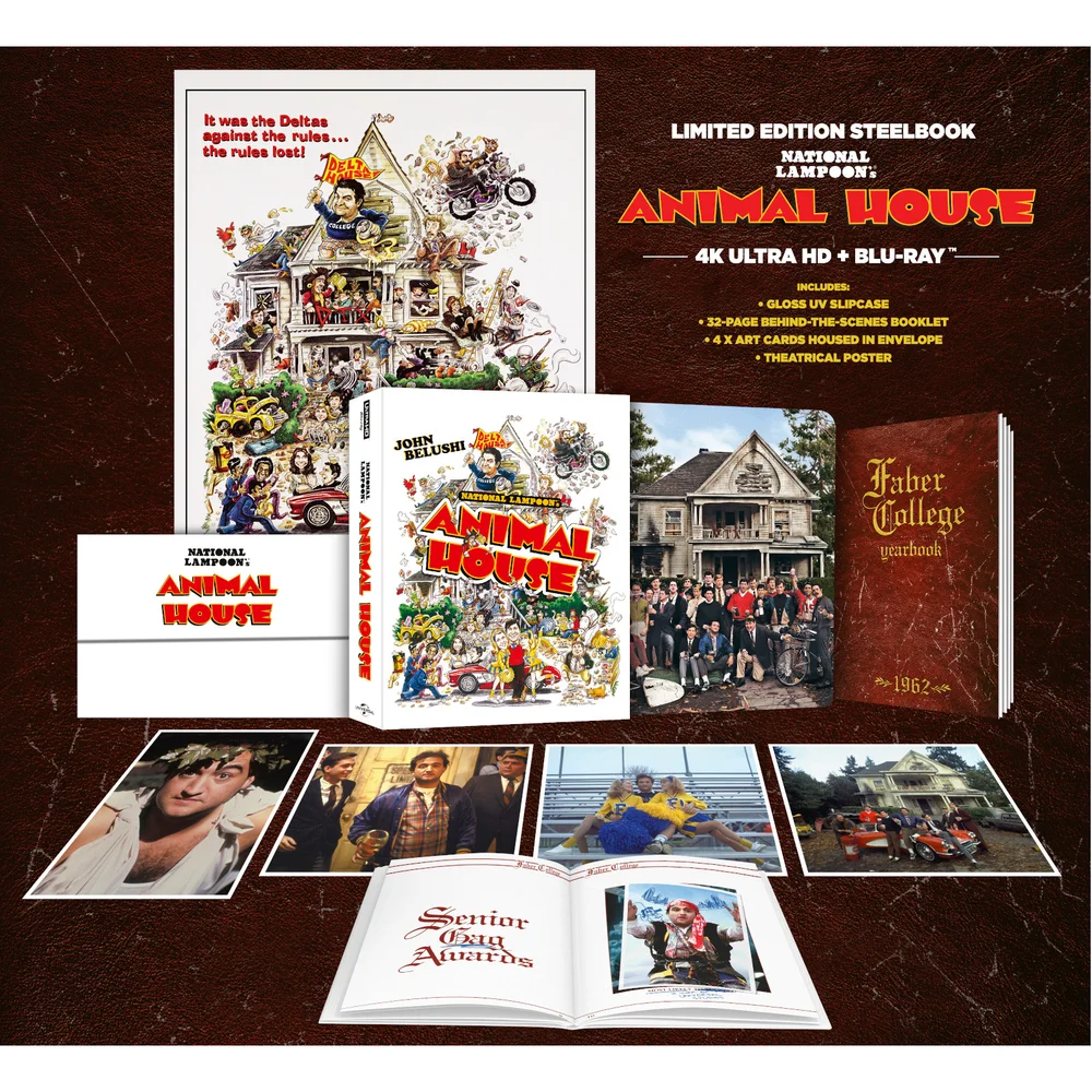 Animal House - Zavvi Exclusive 4K Ultra HD Limited Edition Steelbook (inklusive Blu-ray) Bild 1