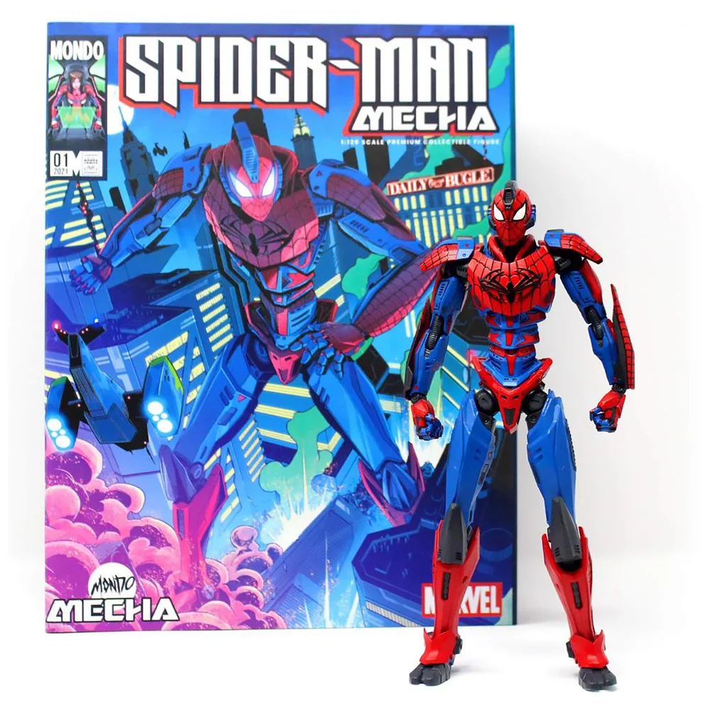 Mondo Marvel Mecha 10in Figure - Spider-Man Bild 1