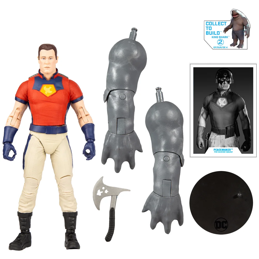 McFarlane DC Comics Suicide Squad Movie 7" Build-A-Figure - Peace Maker (Unmasked) Bild 1