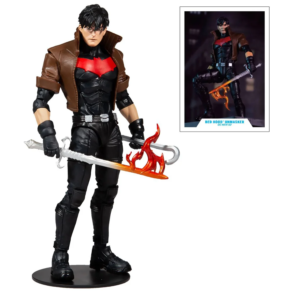 McFarlane DC Multiverse 7" Figure - Red Hood (Unmasked) (Gold Label) Bild 1