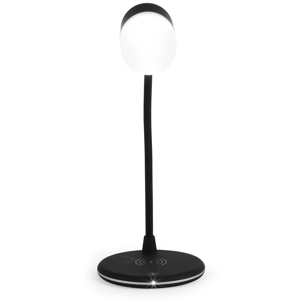 3 In 1 Led Lamp Speaker - Black Bild 1