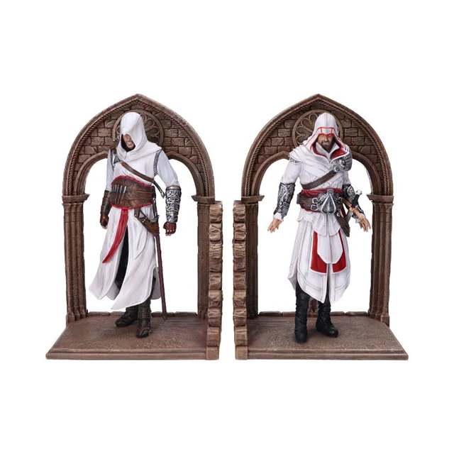 Assassin's Creed Altaïr und Ezio Buchstützen 24cm