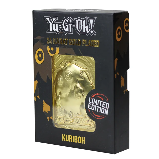24K vergoldet Yu-Gi-Oh! Kuriboh-Karte