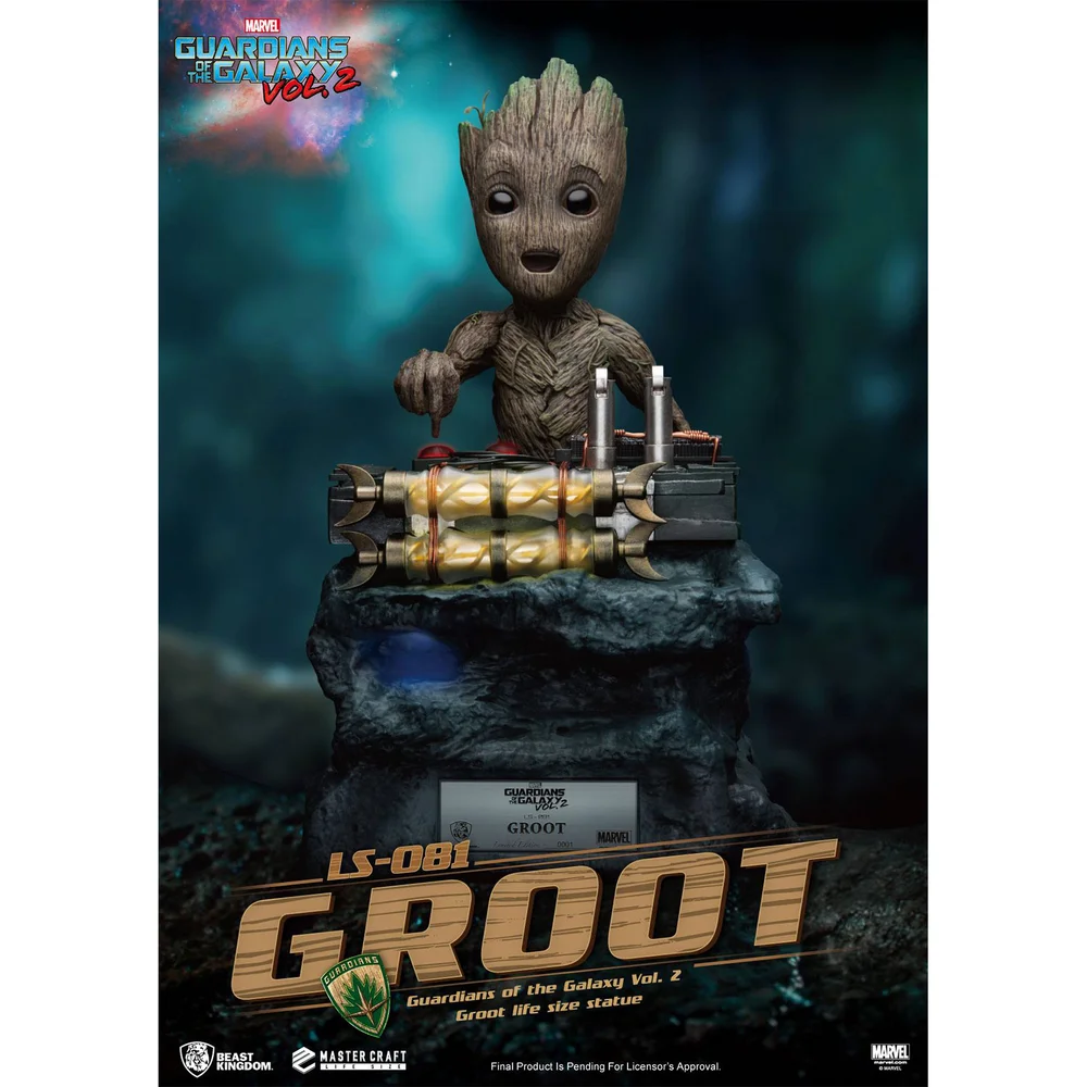 Beast Kingdom Guardians of the Galaxy 2 Lebensgroße Figur Baby Groot 32 cm Bild 1