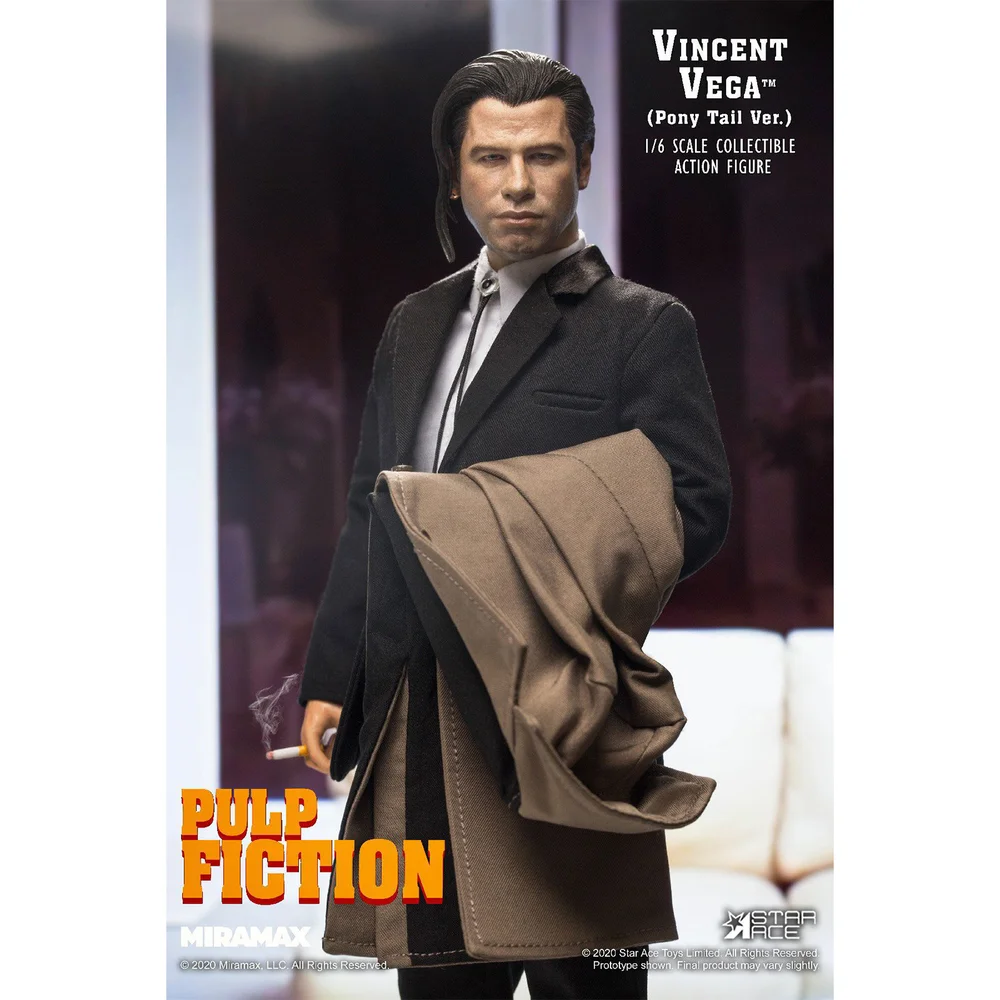 Star Ace Pulp Fiction Mein Lieblingsfilm Actionfigur im Maßstab 1:6 Vincent Vega 2.0 (Pony Tail) 30 cm Bild 1