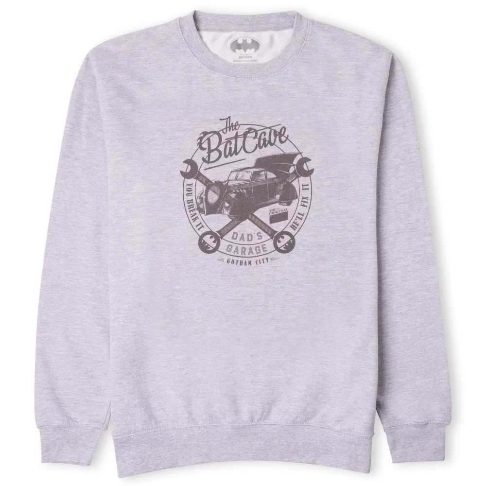 DC Batman The Bat Cave Sweatshirt - Grey - S Bild 1