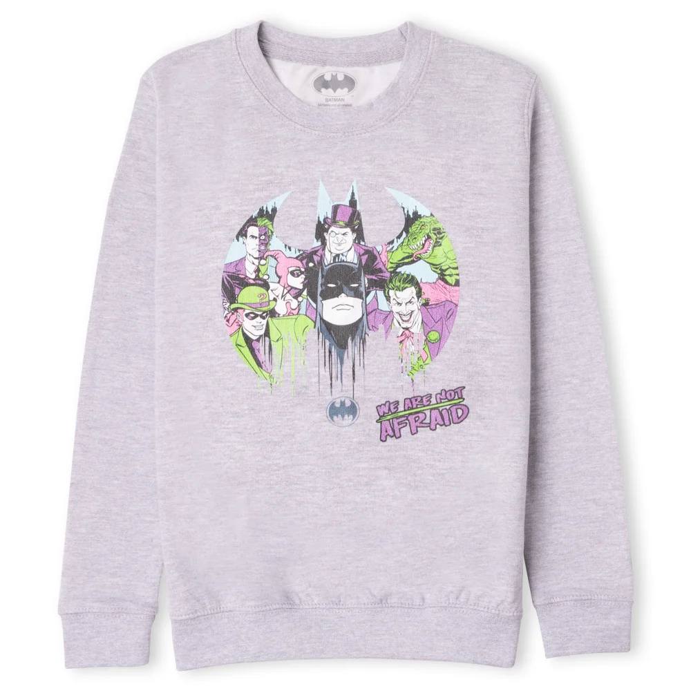 DC Batman We Are Not Afraid Kids' Sweatshirt - Grey - 5-6 Jahre Bild 1