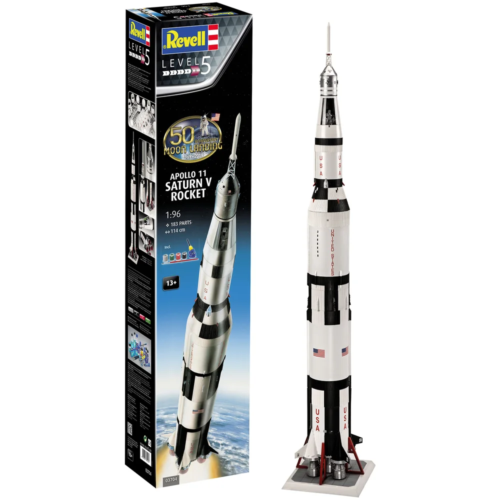 Apollo 11 Saturn V Rocket Gift Set Model Kit (1:96 Scale) Bild 1