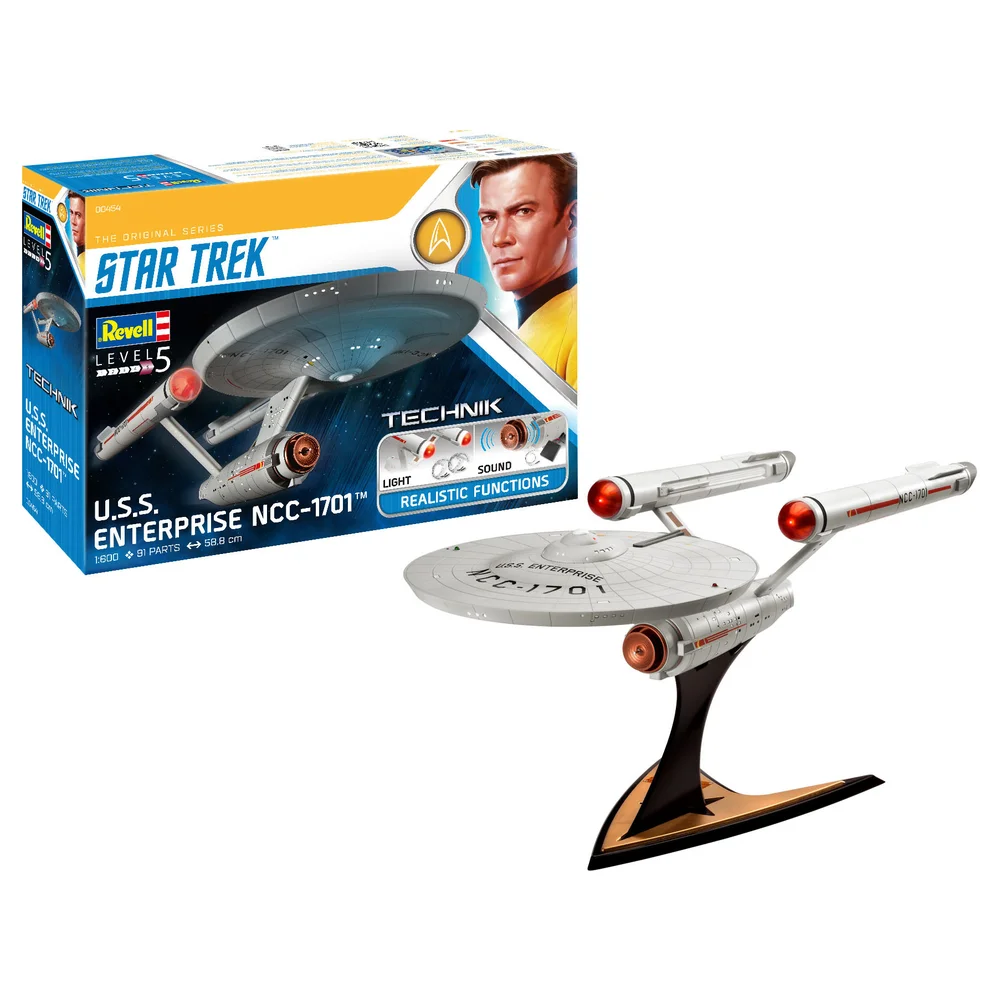 U.S.S. Enterprise NCC-1701 TOS Model Kit (1:600 Scale) Bild 1