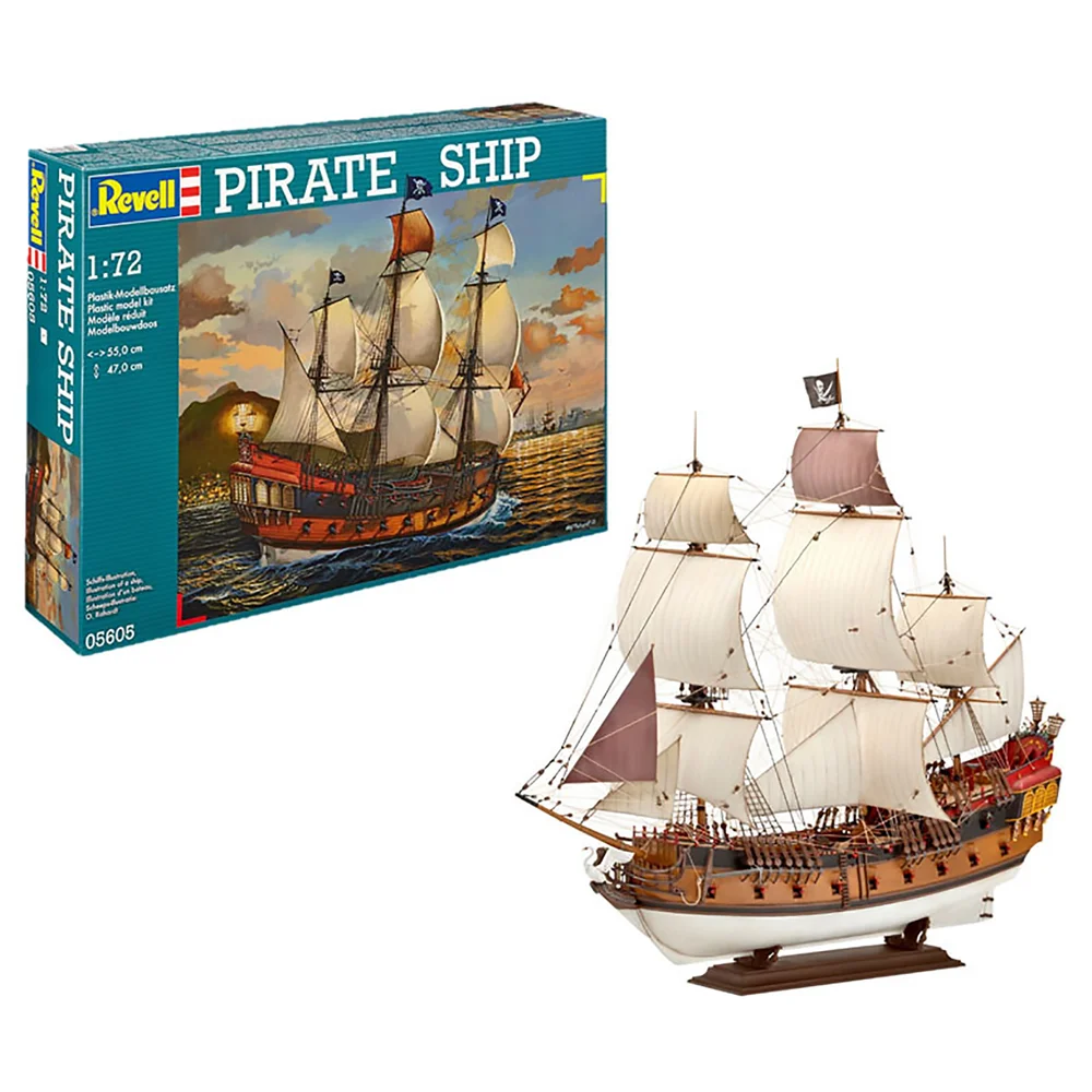 Pirate Ship Model Kit (1:72 Scale) Bild 1