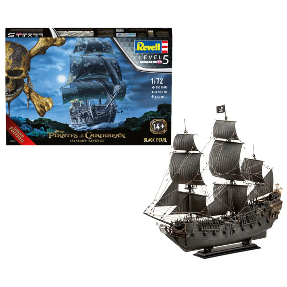 Pirates of the Caribbean - The Black Pearl Model Kit (1:72 Scale) Bild 1