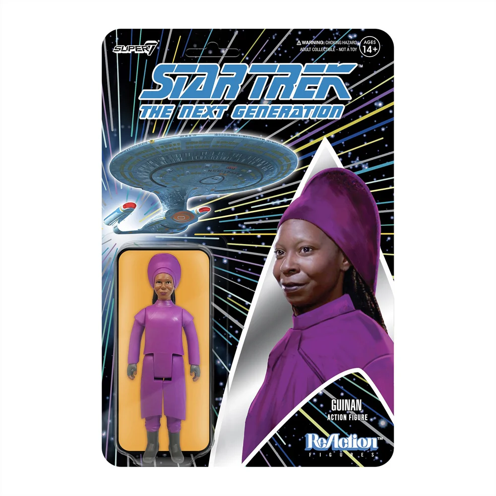 Super7 Star Trek The Next Generation ReAction Figur - Guinan Bild 1
