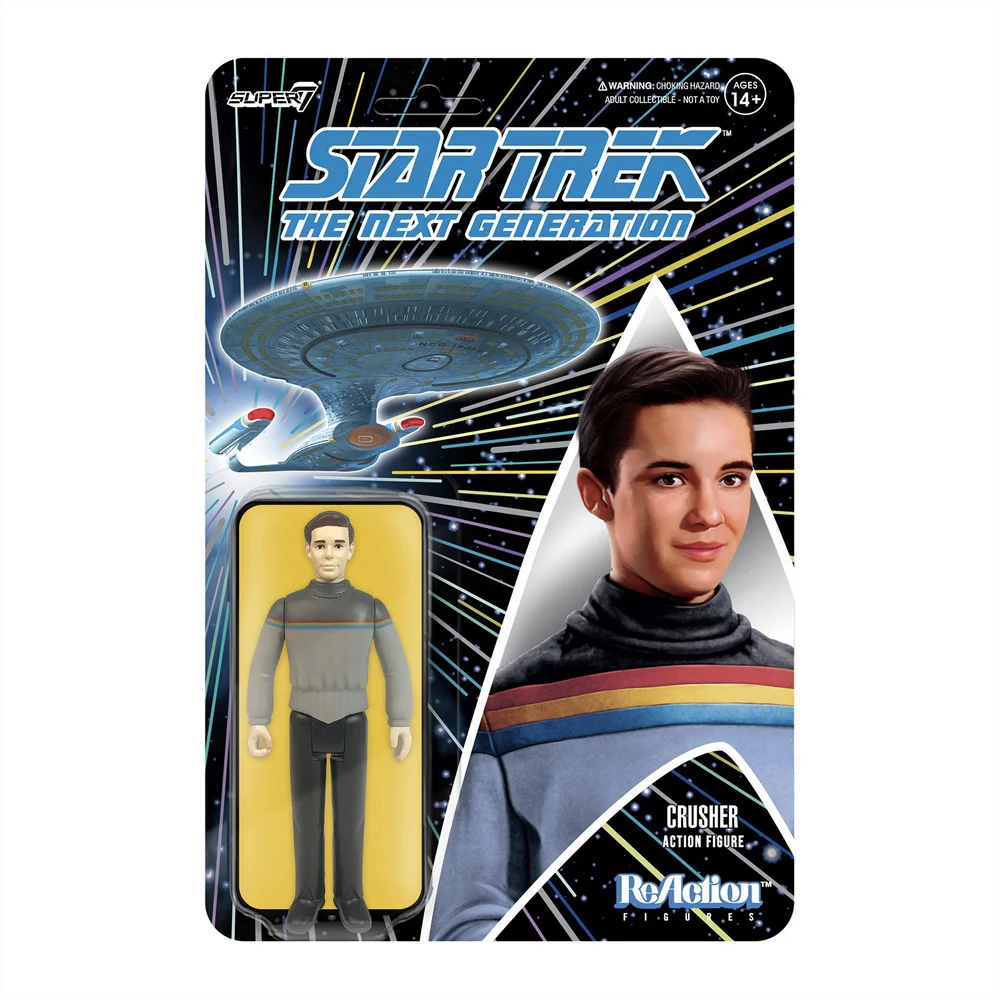 Super7 Star Trek The Next Generation ReAction Figur - Wesley Crusher Bild 1
