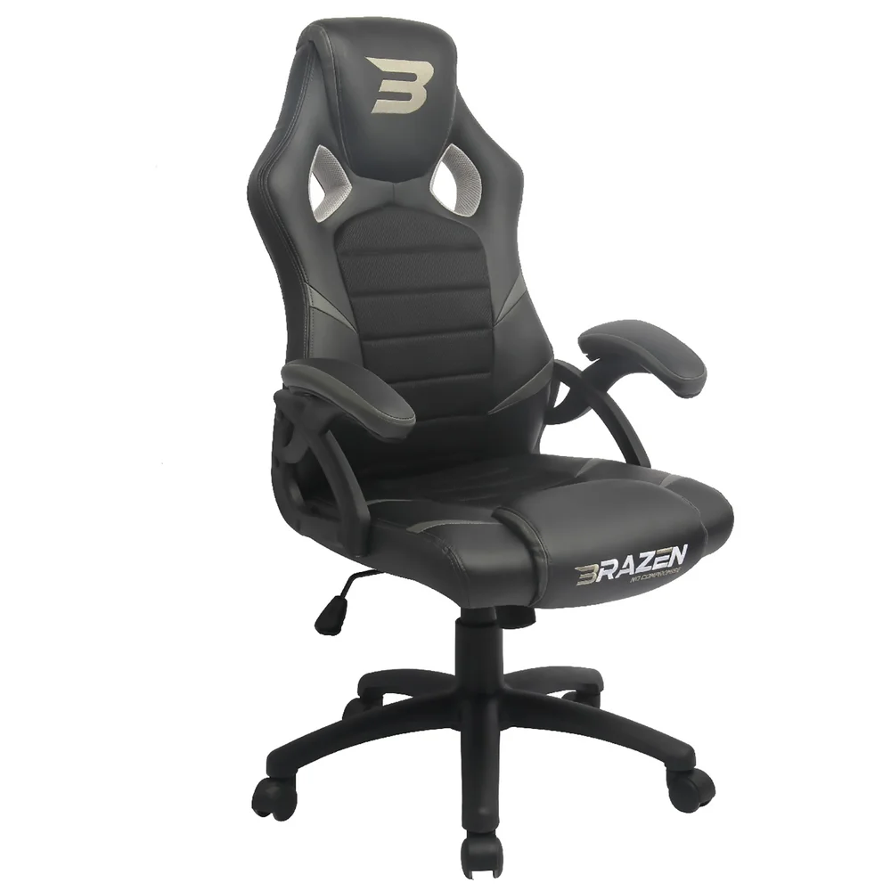 BraZen Puma PC Gaming Chair - Grey Bild 1