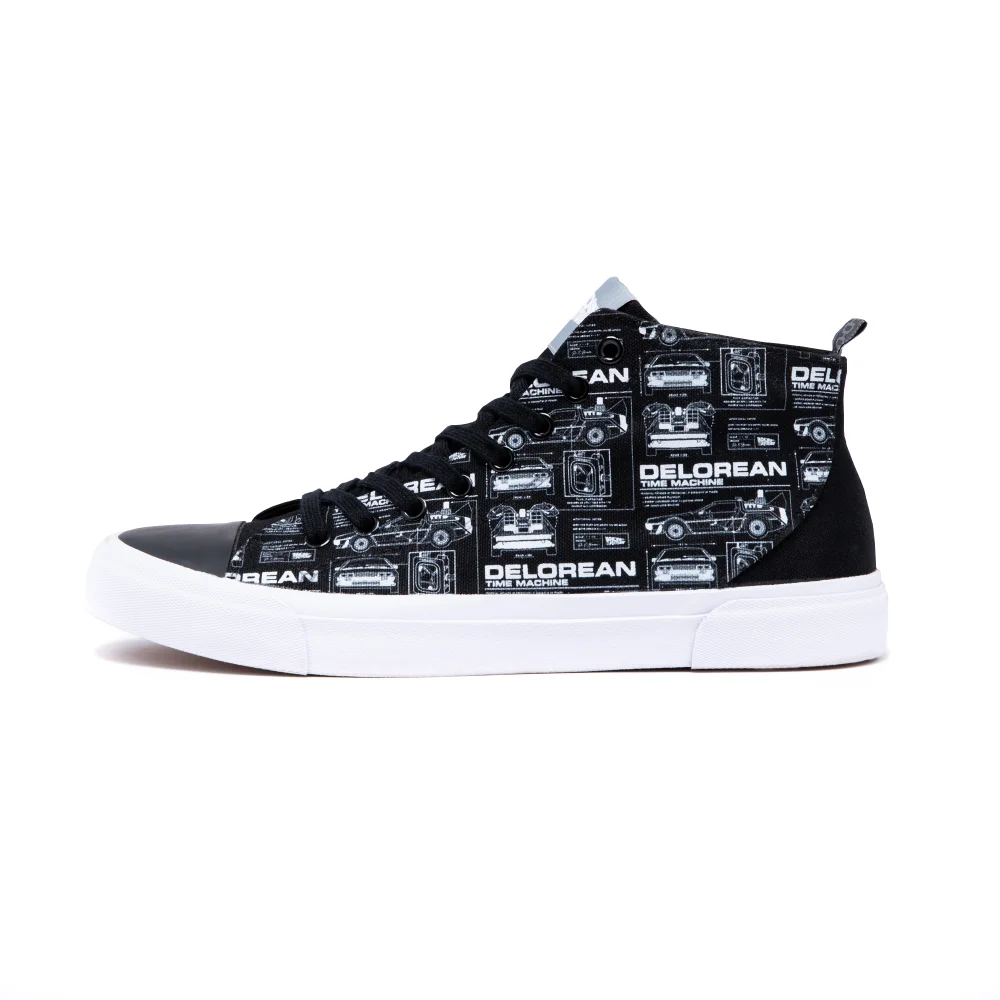 Akedo x Back To The Future Schematic High Top - Black - UK10 / EU44.5 Bild 1