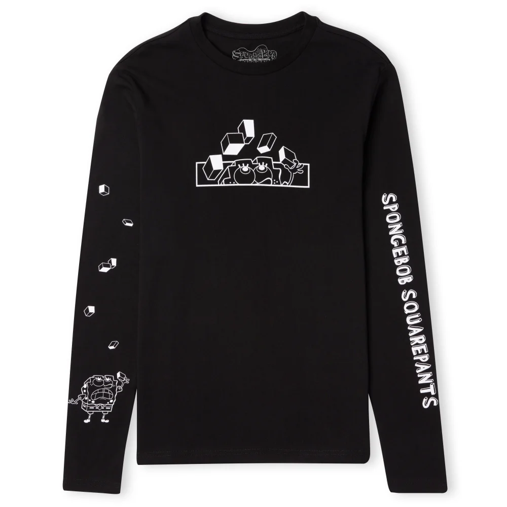 Spongebob Squarepants Loosing My Head Unisex Long Sleeve T-Shirt - Black - S Bild 1