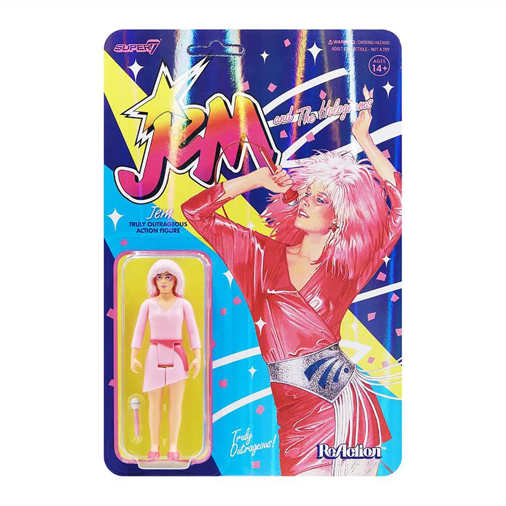 Super7 Jem und die Hologramme ReAction Figur - Jem Bild 1