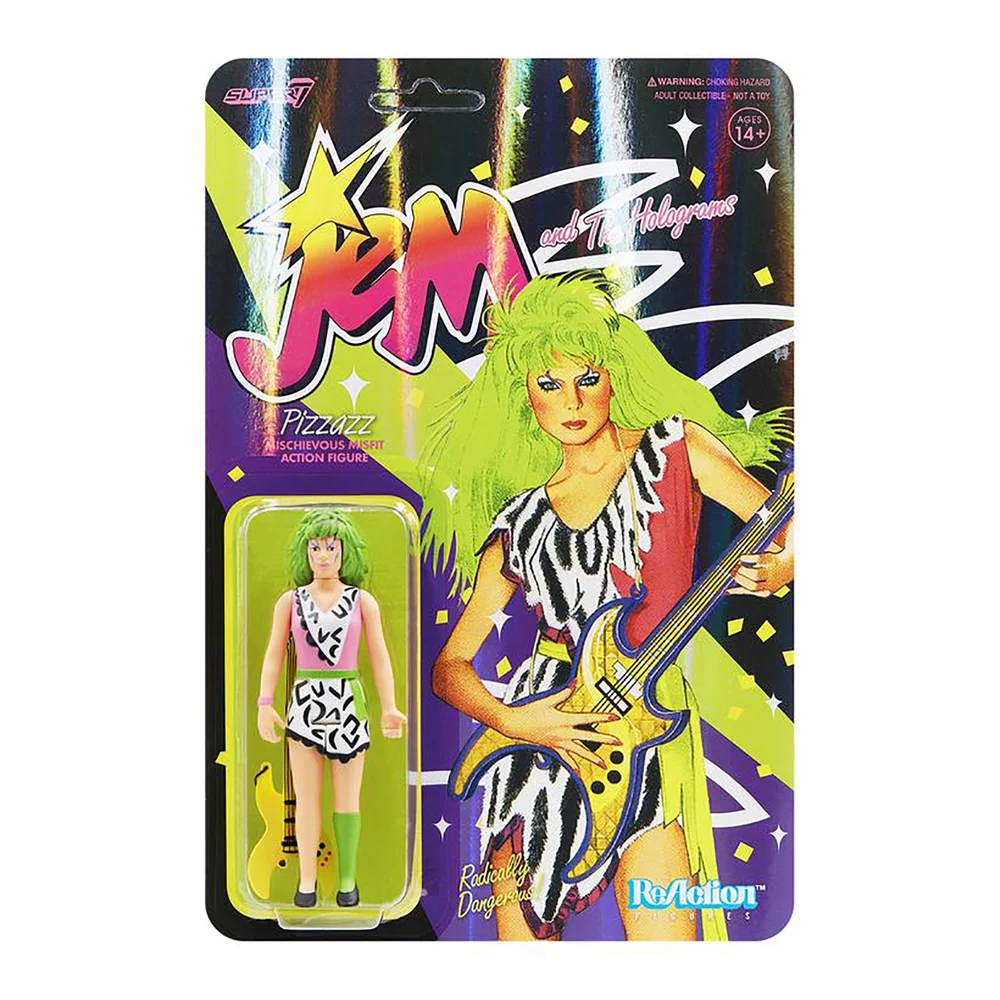 Super7 Jem und die Hologramme ReAction Figur - Pizzazz Bild 1