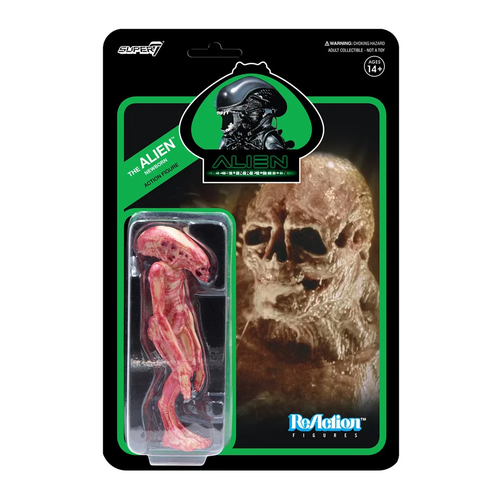 Super7 Alien Resurrection ReAction Figur - Neugeborenes Bild 1