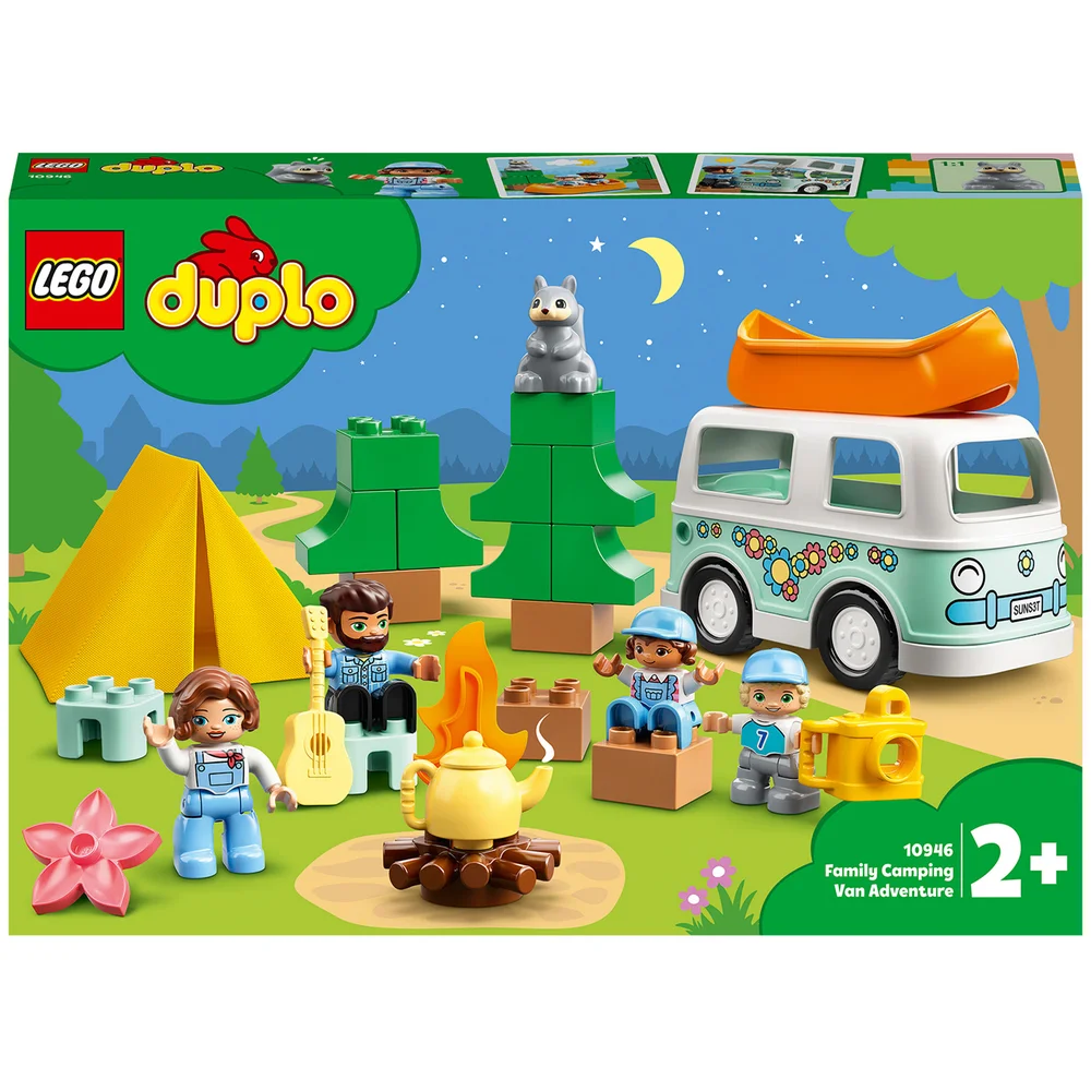 LEGO DUPLO Town Family Camping Van Adventure Toy for Toddlers (10946) Bild 1