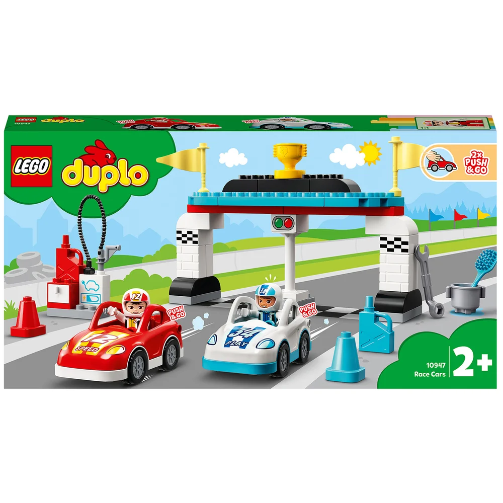 LEGO DUPLO Town Race Cars Spielzeug für Kleinkinder (10947) Bild 1