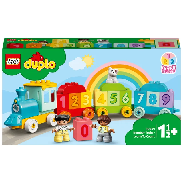LEGO DUPLO Zahlenzug - Zählen lernen, Baby Spielzeug, Zug (10954)