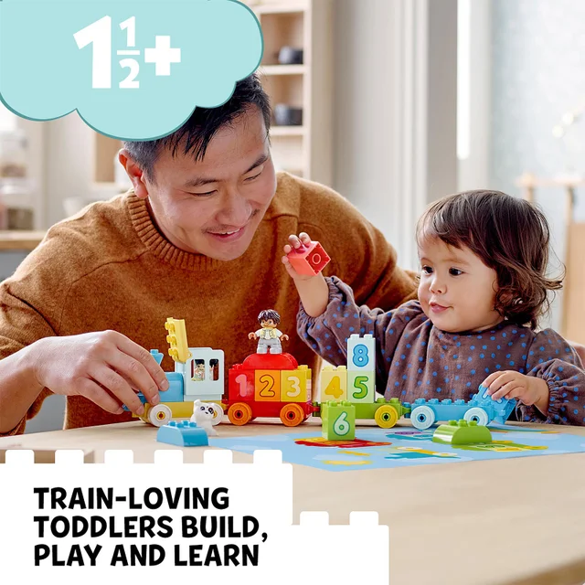 LEGO DUPLO Zahlenzug - Zählen lernen, Baby Spielzeug, Zug (10954)