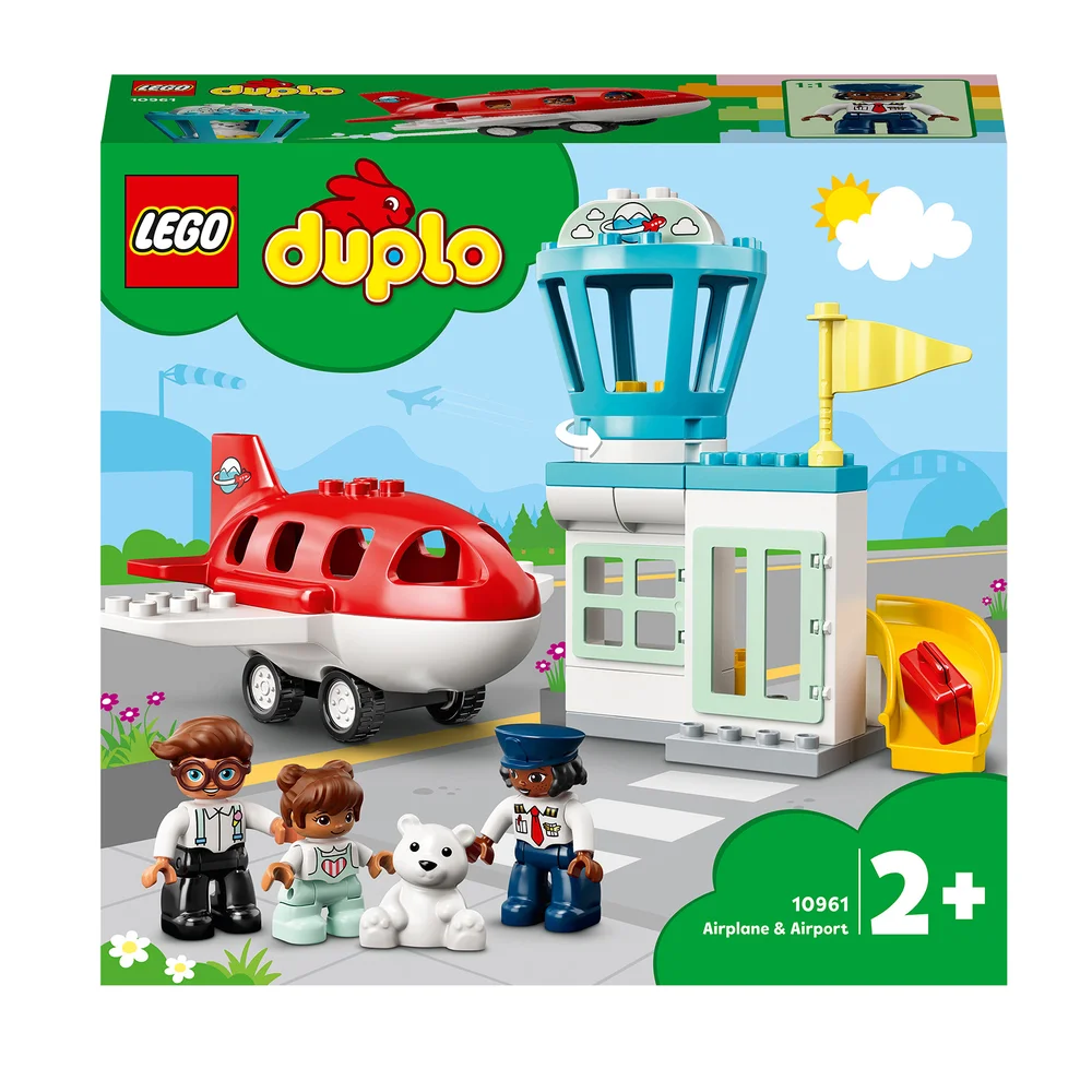 LEGO DUPLO Town: Aeroplane & Airport Toy for Toddlers (10961) Bild 1