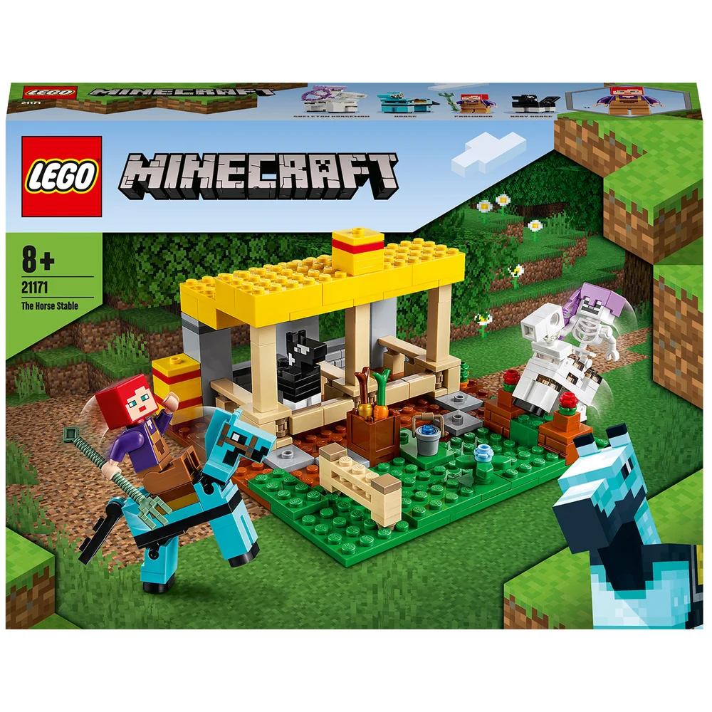 LEGO Minecraft: The Horse Stable Farm Toy with Figures (21171) Bild 1