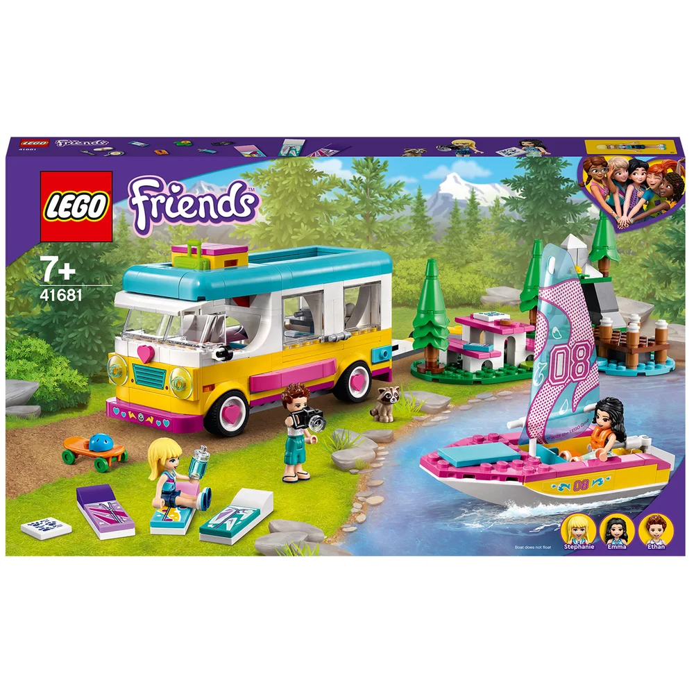 LEGO Friends Wald-Wohnmobil und Segelboot Set (41681) Bild 1