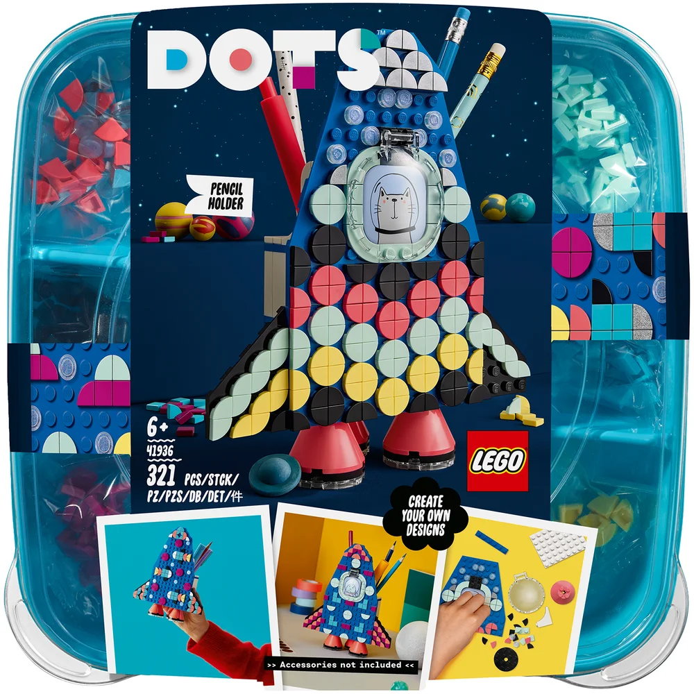 LEGO DOTS Pencil Holder Room Décor Kids Craft Set (41936) Bild 1