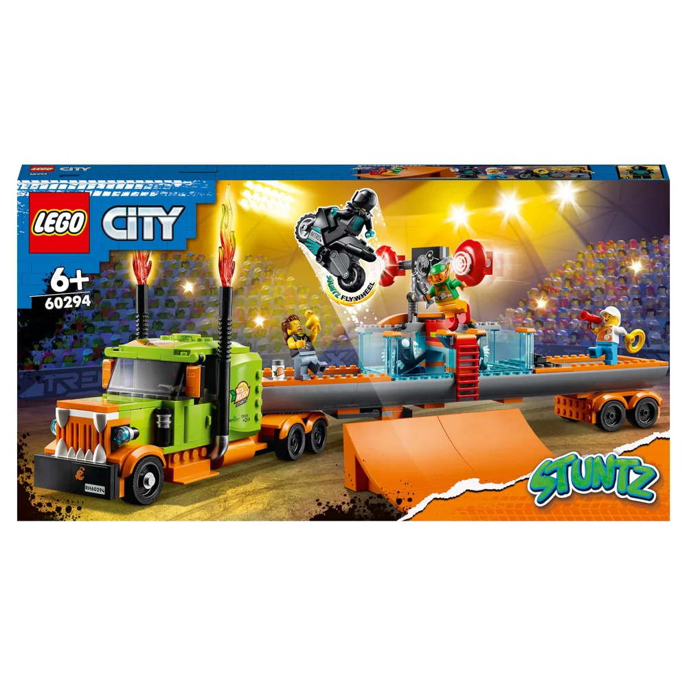 LEGO City: Stuntz Stunt Show Truck & Motorbike Toy Set (60294) Bild 1