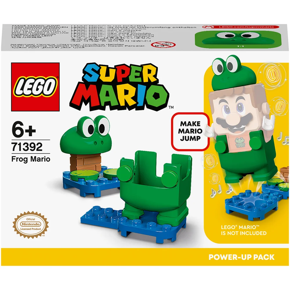 LEGO Super Mario Frog Mario Power-Up Pack Toy Costume (71392) Bild 1