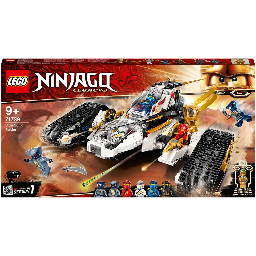 LEGO 71739 NINJAGO Ultraschall-Raider, Konstruktionsspielzeug Set für Jungen und Mädchen ab 9 Jahre mit Figuren Bild 1