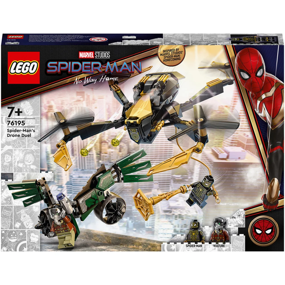 LEGO Super Heroes: Marvel Spider-Man’s Drone Duel Building Toy (76195) Bild 1