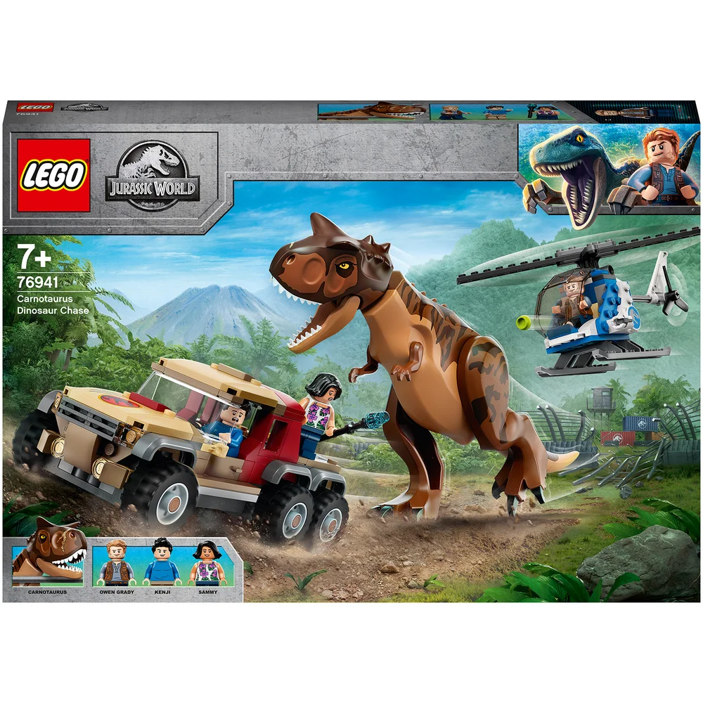 LEGO Jurassic World: Carnotaurus Dinosaur Chase Toy (76941) Bild 1